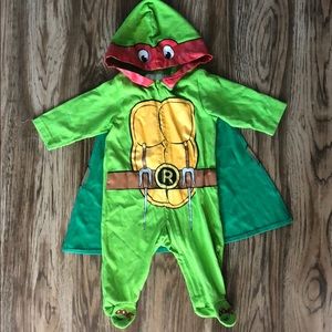 Teenage Mutant Ninja Turtles Body Suit Cape